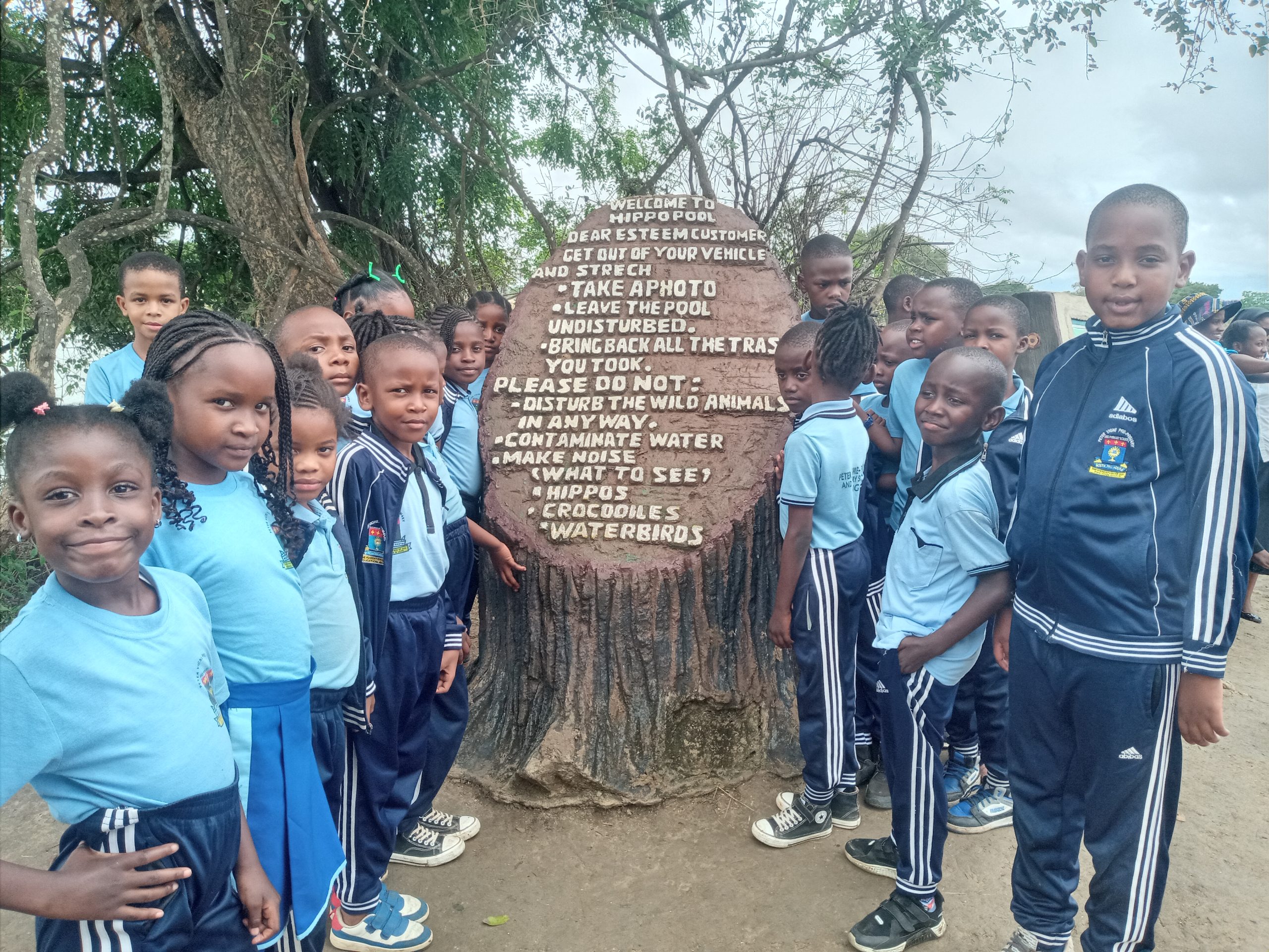 children at mikumi national park